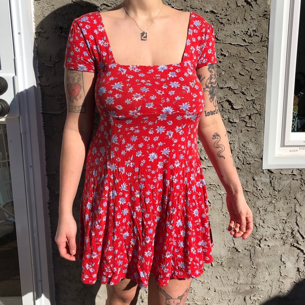 Kimchi Blue Square Neck Dress